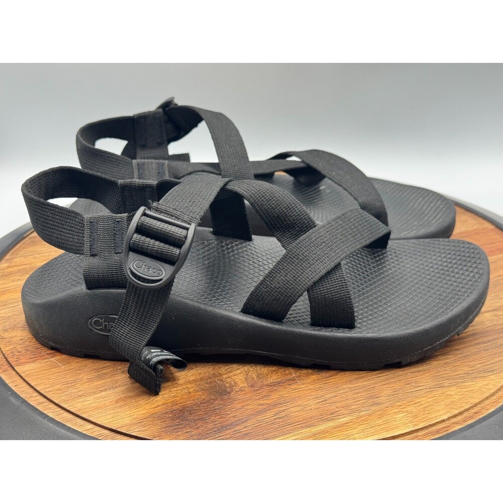 CHACO Men's Adjustable Black Waterproof Hiking Sandals Shoes Size 10